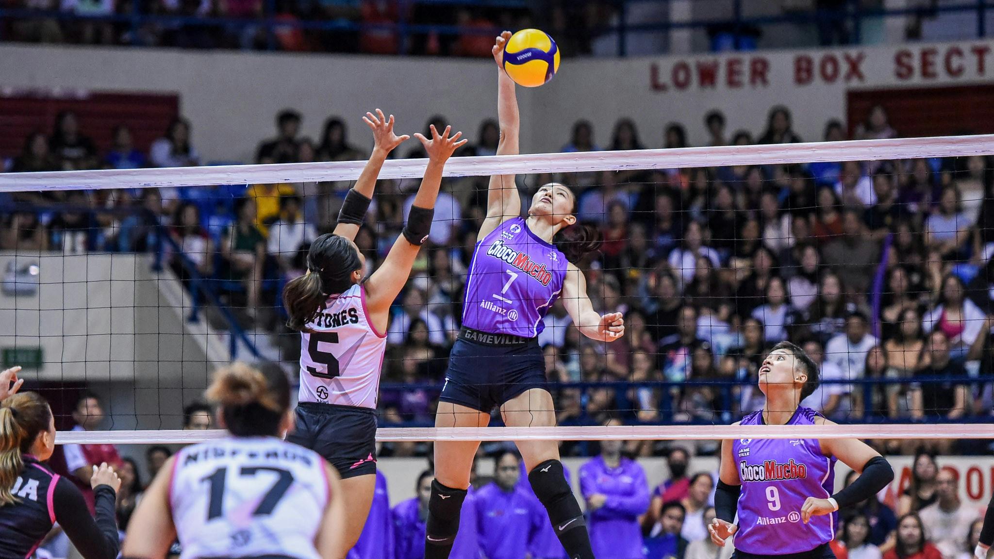 PVL: Maddie Madayag, Choco Mucho dismantle Akari, forge three-way tie for top spot